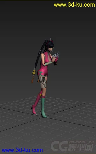 3D打印模型免费女生，带绑定动画的图片