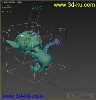 3D打印模型外星人，侏儒，带绑定的图片