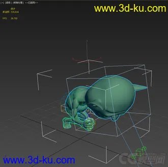 3D打印模型外星人，侏儒，带绑定的图片