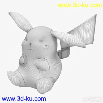 3D打印模型皮卡丘的图片