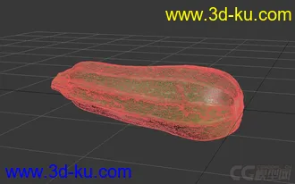 3D打印模型西葫芦 Zucchini的图片