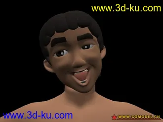 3D打印模型男人(绑定+表情)的图片