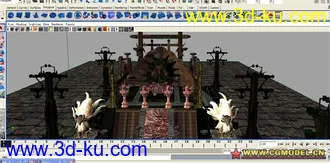 3D打印模型远古祭坛的图片