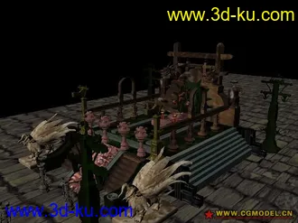 3D打印模型远古祭坛的图片