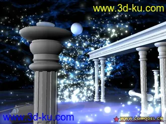3D打印模型柱子的图片