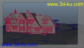 3D打印模型一幢小别野的图片