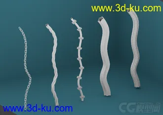 [blender模型]锁链,绳子等.的图片