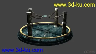 锁龙柱模型的图片