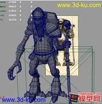 一个怪人模型……o(∩_∩)o的图片