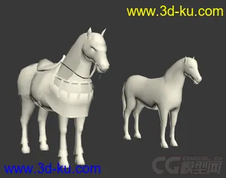 3D打印模型马、鹰、蜘蛛的图片