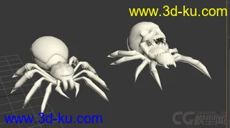 3D打印模型马、鹰、蜘蛛的图片