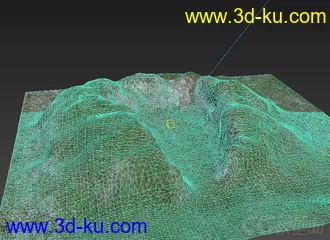3D打印模型葫芦型山谷 有一个出口的图片