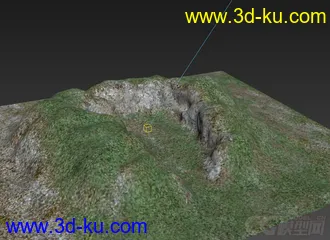 3D打印模型葫芦型山谷 有一个出口的图片