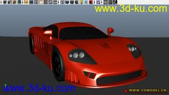 3D打印模型超酷的-法拉利跑车-红色跑车高模的图片