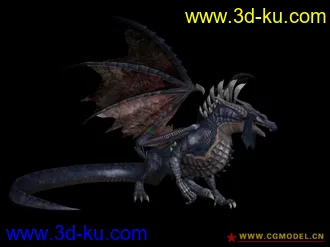 3D打印模型最后遗迹第五坑道龙BOSS的图片