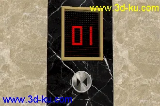 3D打印模型电梯按钮数字动画的图片