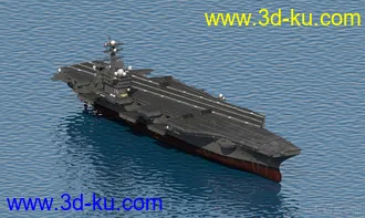 3D打印模型写实的航空母舰免费给大家的图片