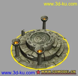 3D打印模型泰坦之旅的传送阵的图片