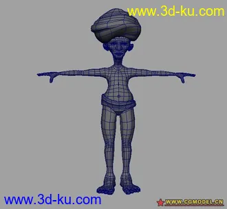 3D打印模型AY一个老精灵人的图片