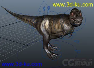 3D打印模型雷克萨斯暴龙，恐龙，远古爬行类，怪兽，史前动物，写实恐龙，的图片