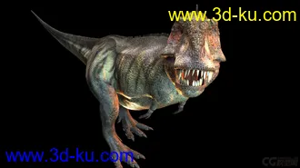 3D打印模型雷克萨斯暴龙，恐龙，远古爬行类，怪兽，史前动物，写实恐龙，的图片