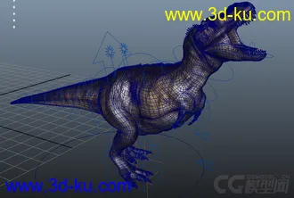 3D打印模型雷克萨斯暴龙，恐龙，远古爬行类，怪兽，史前动物，写实恐龙，的图片