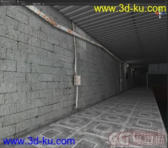 3D打印模型CS白房场景的图片