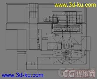 3D打印模型CS白房场景的图片