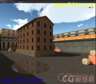 3D打印模型CS白房场景的图片