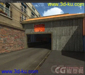 3D打印模型CS白房场景的图片