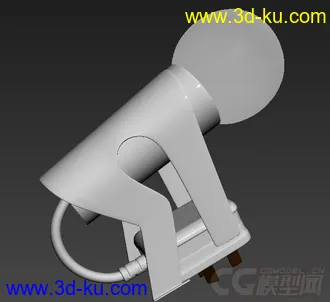 3D打印模型灯泡人带插头-带原始布线的图片