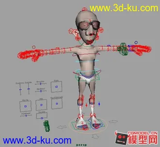 动画用模型的图片