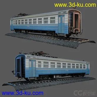 3D打印模型火车 列出-轨道-石子 一套完整文件的图片