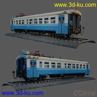 3D打印模型火车 列出-轨道-石子 一套完整文件的图片