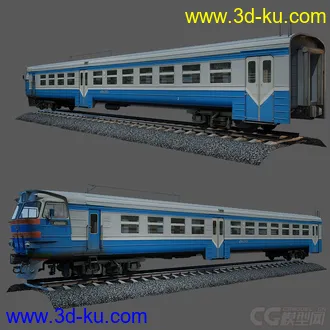 3D打印模型火车 列出-轨道-石子 一套完整文件的图片