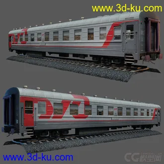 3D打印模型火车 列出-轨道-石子 一套完整文件的图片