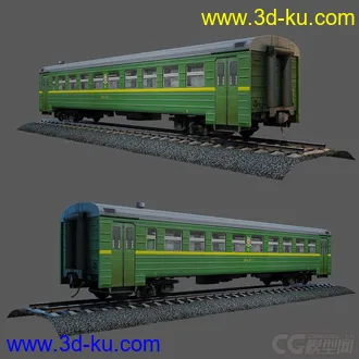 3D打印模型火车 列出-轨道-石子 一套完整文件的图片