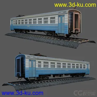 3D打印模型火车 列出-轨道-石子 一套完整文件的图片