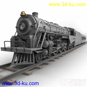 火车-伯克希尔的蒸汽机车模型的图片