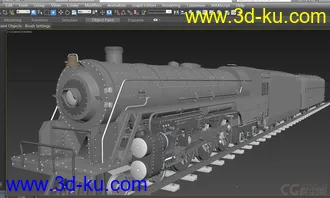 火车-伯克希尔的蒸汽机车模型的图片