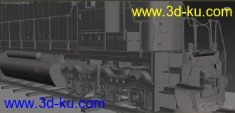 3D打印模型火车-带轨道老式火车的图片