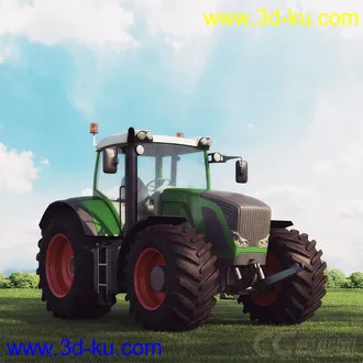 3D打印模型机械类-铲车-挖掘车-拖拉机-吊车-推土机的图片