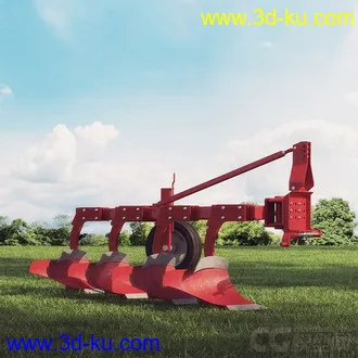 3D打印模型机械类-铲车-挖掘车-拖拉机-吊车-推土机的图片