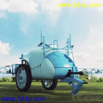3D打印模型机械类-铲车-挖掘车-拖拉机-吊车-推土机的图片