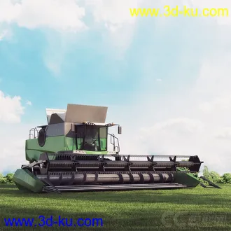 3D打印模型机械类-铲车-挖掘车-拖拉机-吊车-推土机的图片