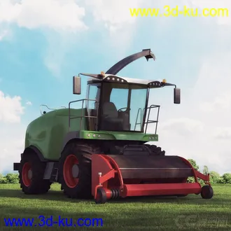 3D打印模型机械类-铲车-挖掘车-拖拉机-吊车-推土机的图片