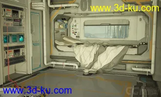3D打印模型SciFi Bedroom的图片