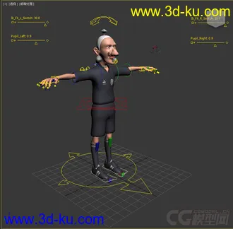 3D打印模型老人，裁判，免费的图片