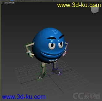 3D打印模型MM豆，带绑定带动画的图片