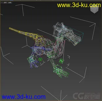 3D打印模型龙白模，免费低模的图片